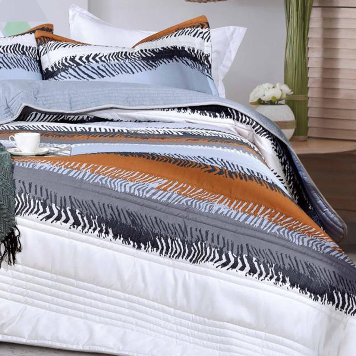 Summer Bed Spread – 100% Cotton Available in King Size (3 Pieces)