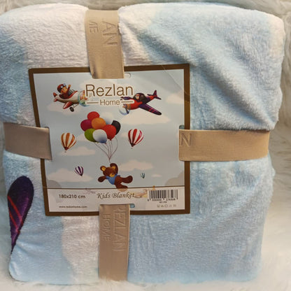 Sherpa Blanket | Kids Design | Single Half Size | 160cm×220cm