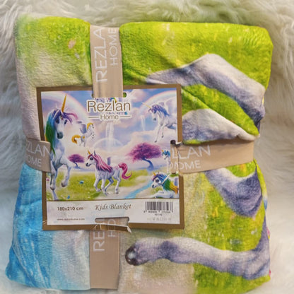 Sherpa Blanket | Kids Design | Single Half Size | 160cm×220cm