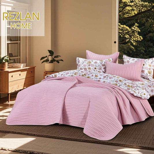 Summer Bed Spread – 100% Cotton Available in single half 4Pcs and king size 6Pcs