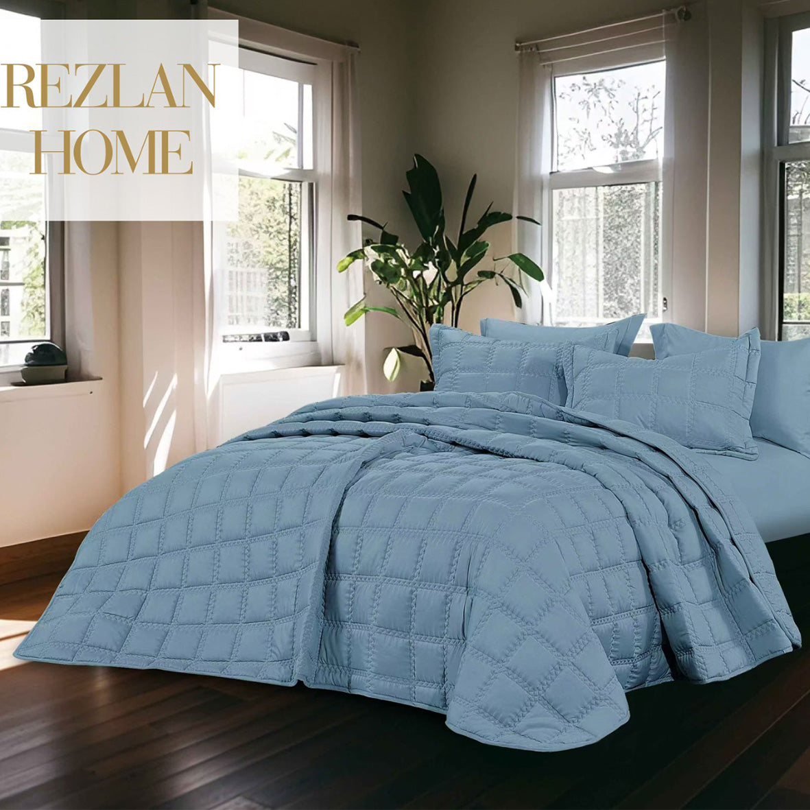 Summer Bed Spread – 100% Cotton Available in single half 4Pcs and king size 6Pcs