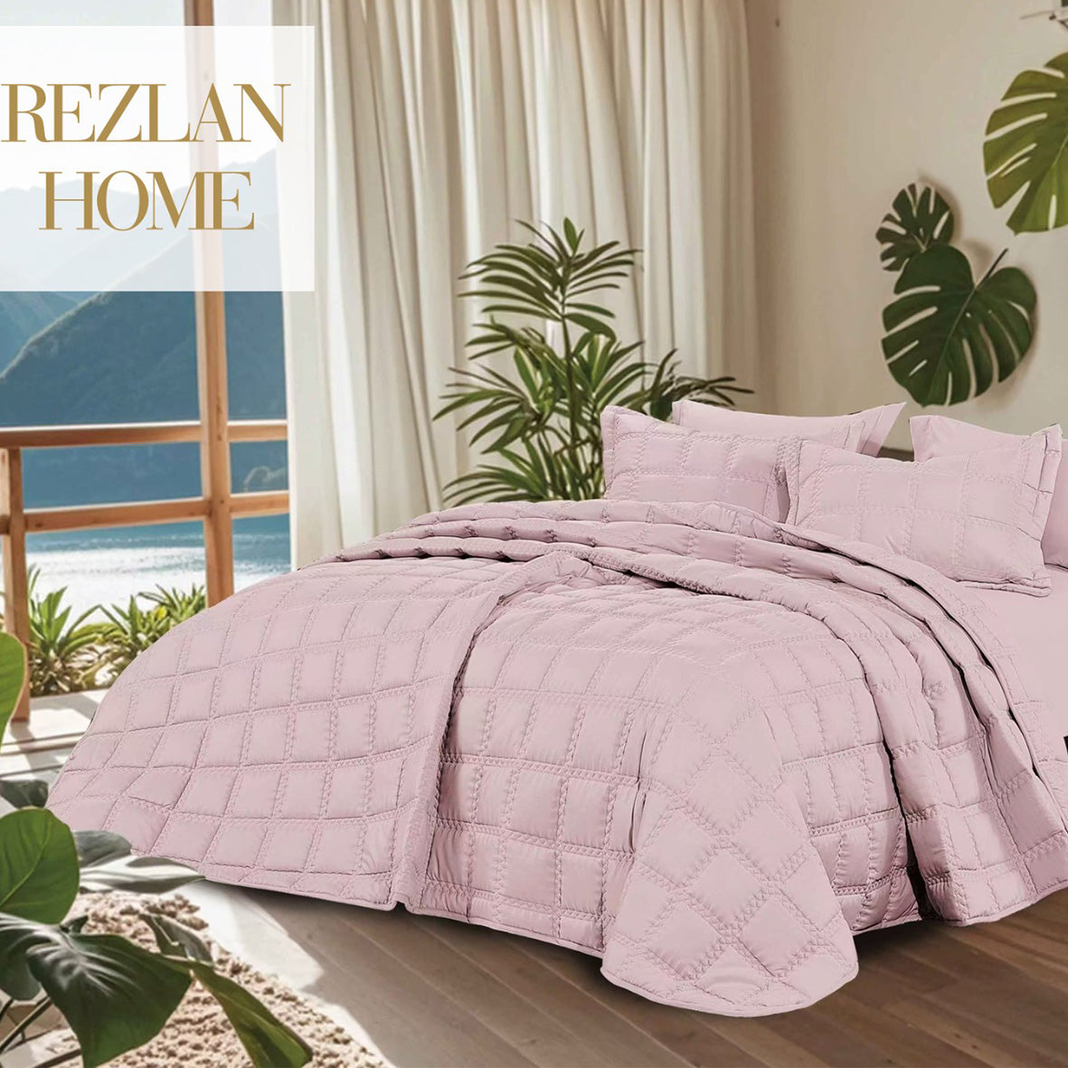 Summer Bed Spread – 100% Cotton Available in single half 4Pcs and king size 6Pcs