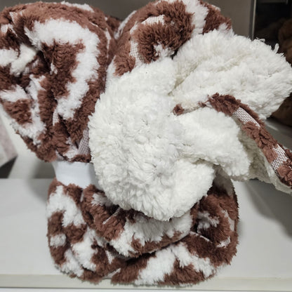 Rabbit Fur Throw Blanket | Ultra Soft & Warm | Available in Single size