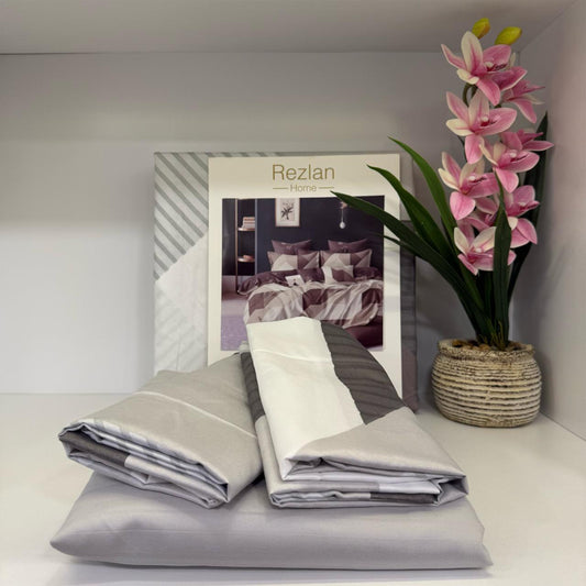 Bed Set | Patterned | Double Size | Microfiber | 4 Pieces