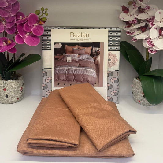 Bed Set | Patterned | Double Size | Microfiber | 4 Pieces