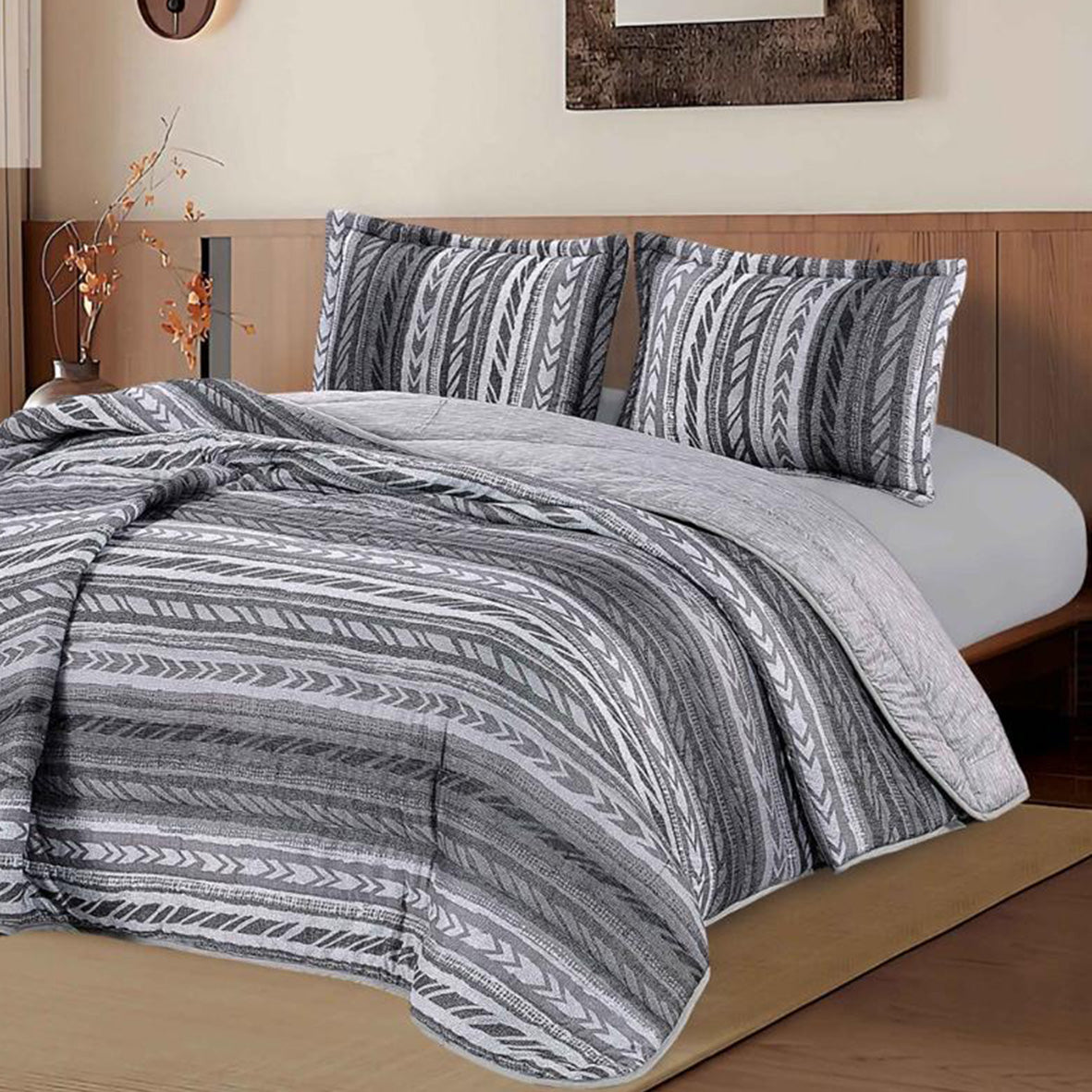 Summer Bed Spread – 100% Cotton Available in King Size (3 Pieces)