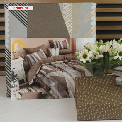 طقم ملاحف مايكرو فايبر - Bed Set Patterned available in 2 sizes Double Size and single half size Microfiber 56 options