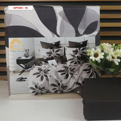 طقم ملاحف مايكرو فايبر - Bed Set Patterned available in 2 sizes Double Size and single half size Microfiber 56 options