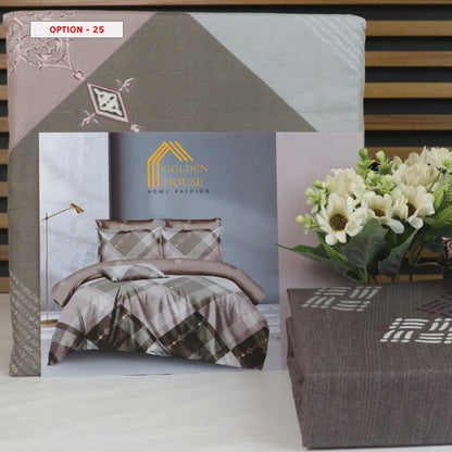طقم ملاحف مايكرو فايبر - Bed Set Patterned available in 2 sizes Double Size and single half size Microfiber 56 options