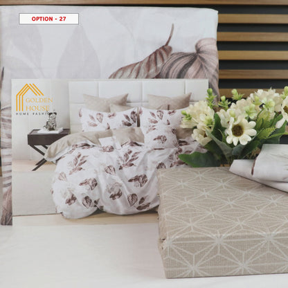 طقم ملاحف مايكرو فايبر - Bed Set Patterned available in 2 sizes Double Size and single half size Microfiber 56 options