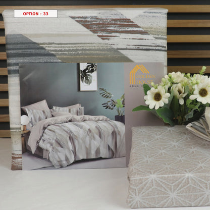 طقم ملاحف مايكرو فايبر - Bed Set Patterned available in 2 sizes Double Size and single half size Microfiber 56 options