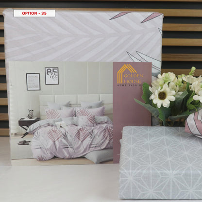 طقم ملاحف مايكرو فايبر - Bed Set Patterned available in 2 sizes Double Size and single half size Microfiber 56 options