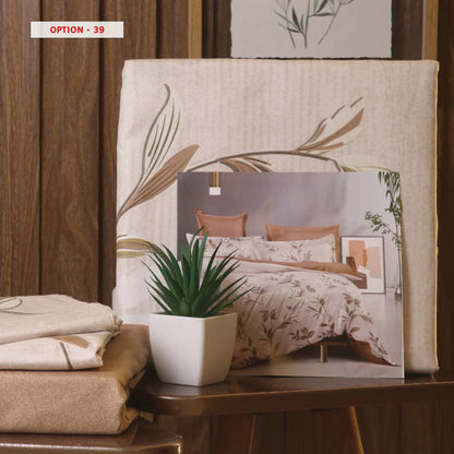 طقم ملاحف مايكرو فايبر - Bed Set Patterned available in 2 sizes Double Size and single half size Microfiber 56 options