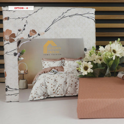 طقم ملاحف مايكرو فايبر - Bed Set Patterned available in 2 sizes Double Size and single half size Microfiber 56 options