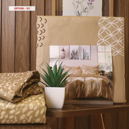 طقم ملاحف مايكرو فايبر - Bed Set Patterned available in 2 sizes Double Size and single half size Microfiber 56 options