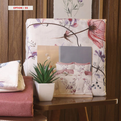 طقم ملاحف مايكرو فايبر - Bed Set Patterned available in 2 sizes Double Size and single half size Microfiber 56 options