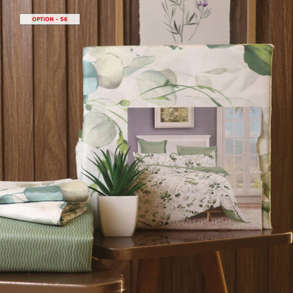 طقم ملاحف مايكرو فايبر - Bed Set Patterned available in 2 sizes Double Size and single half size Microfiber 56 options