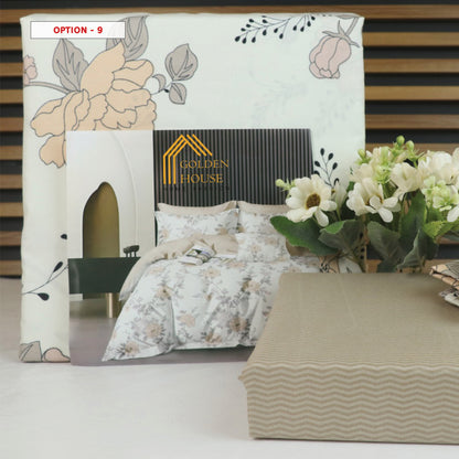 طقم ملاحف مايكرو فايبر - Bed Set Patterned available in 2 sizes Double Size and single half size Microfiber 56 options