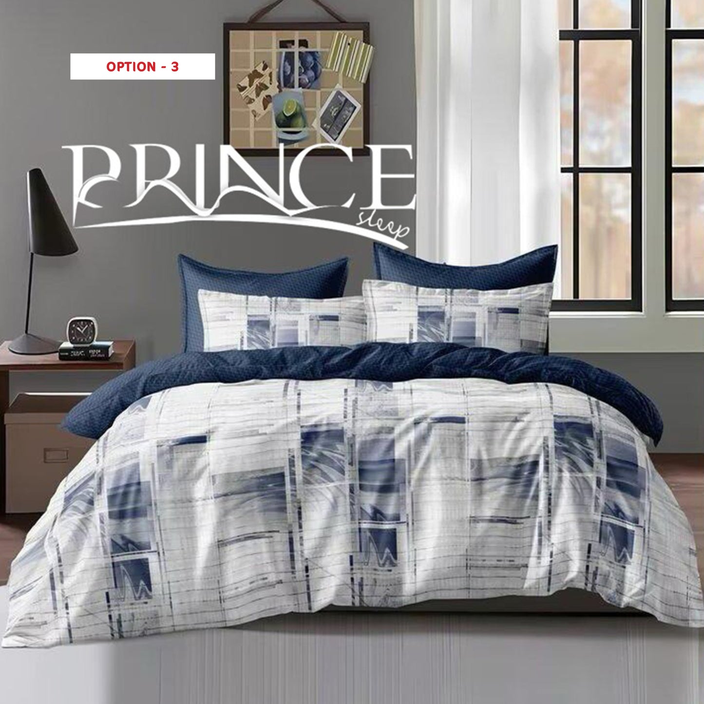 Bed set Microfiber Available in 3 Sizes Single half 3 pieces Double size 4 pieces King size 4 pieces