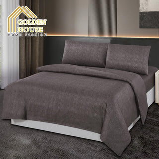 Microfiber Bridal Duvet Set – Dark Gray