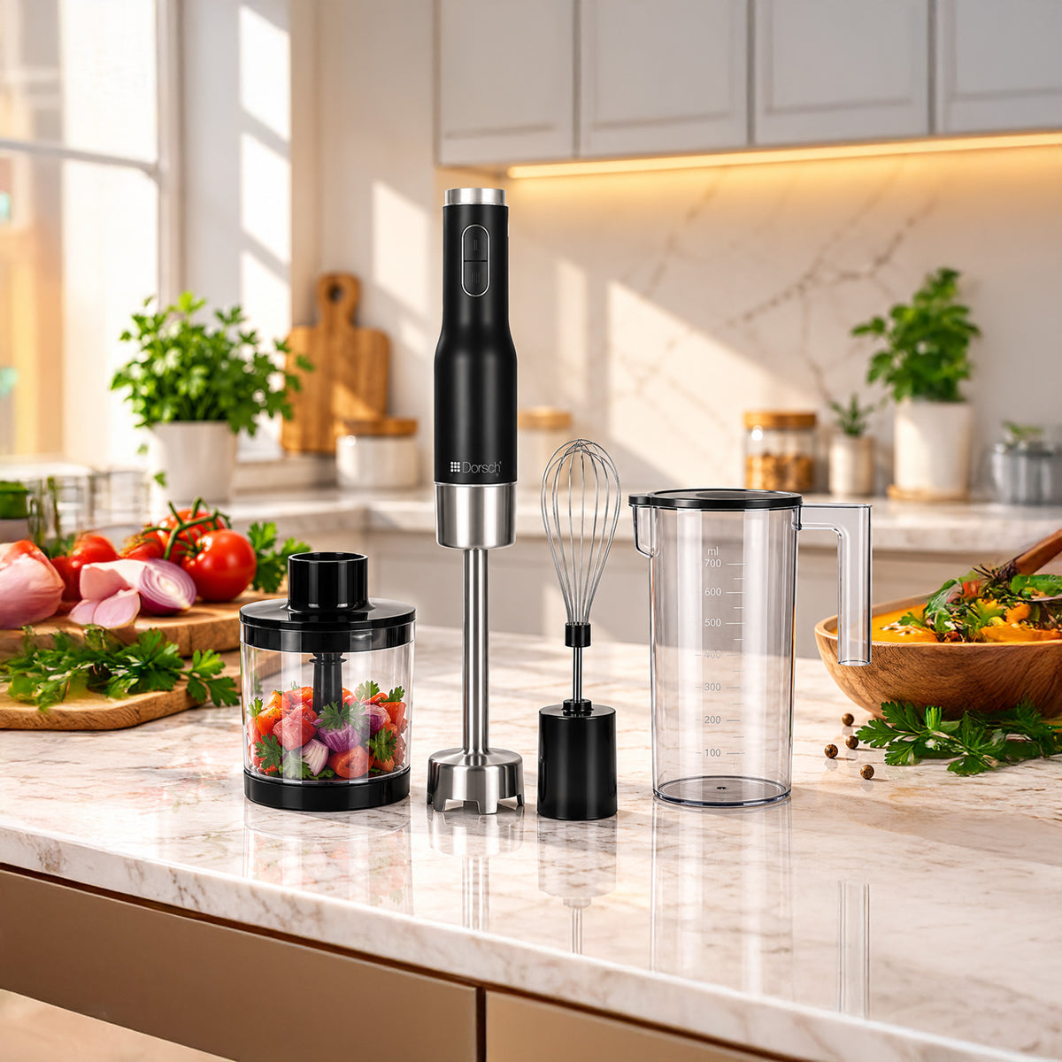 Hand Blender Set Dorsch 800W – 4 Pieces | DH-07200