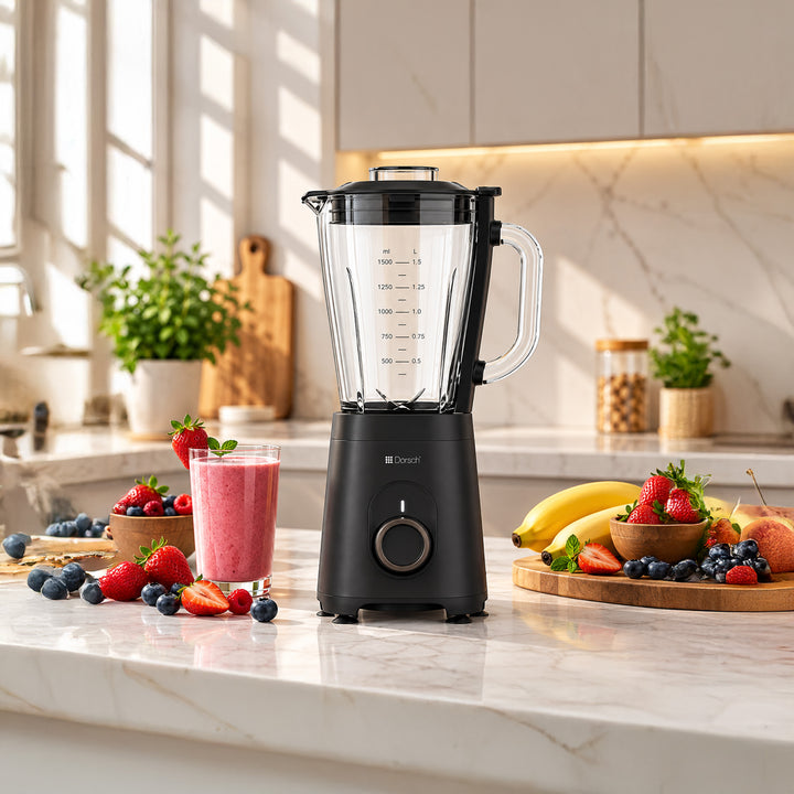Stand Blender Dorsch 600W – 1.5L Glass Jug | DH-07420