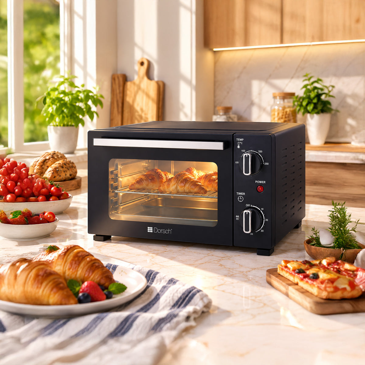 Electric Oven Dorsch 800W – 10L Fast Heating | DH-07855