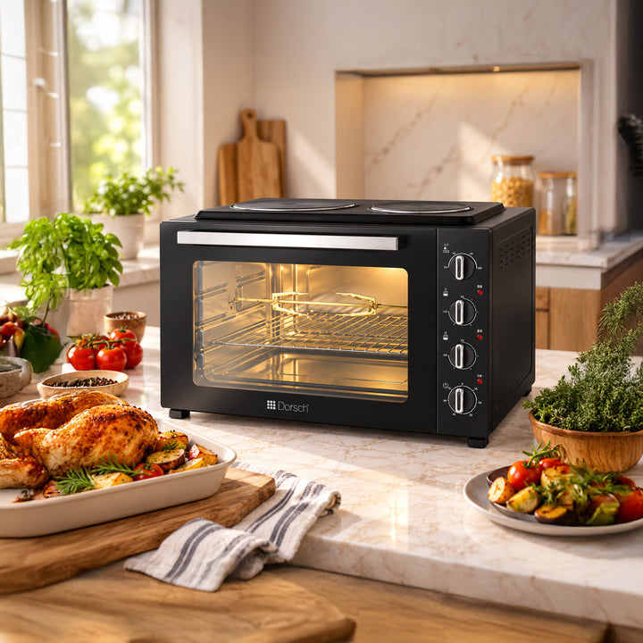 Electric Oven Dorsch 48L – Dual Hot Plates | DH-07850