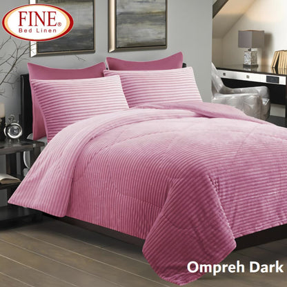 Winter Comforter Set Mohair Embossed Soft & Fluffy Available in 2 Sizes