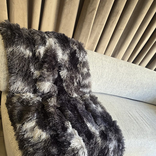 Shaggy Fur Throw Blanket – Single & Half Size (1 Piece)