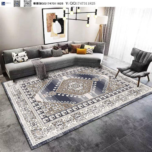 3D Living Room Rug | 160×230 cm | Anti-Slip Rubber Base | Waterproof & High Quality