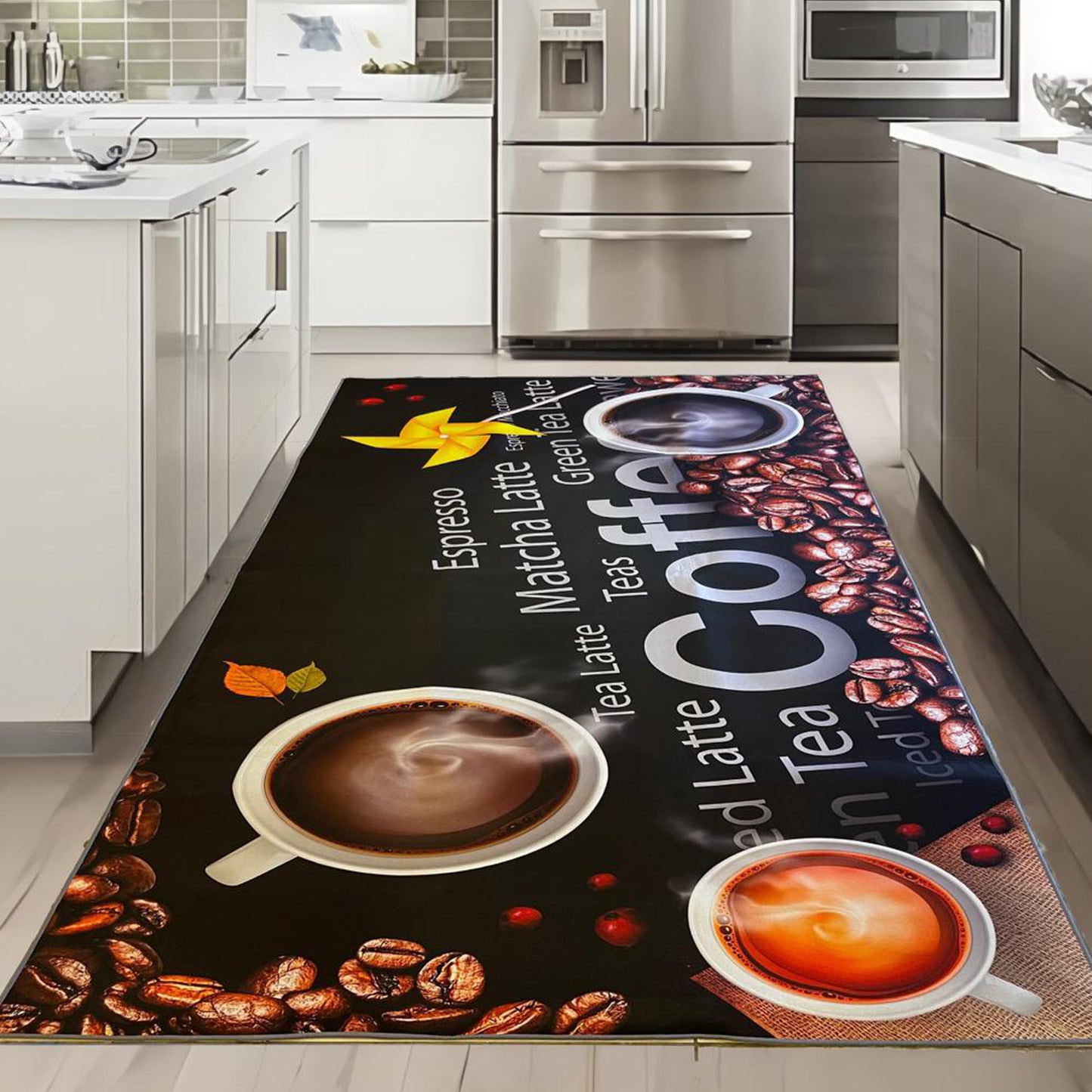3D Living Room Rug | 160×230 cm | Anti-Slip Rubber Base | Waterproof & High Quality