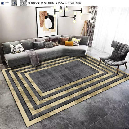 3D Living Room Rug | 160×230 cm | Anti-Slip Rubber Base | Waterproof & High Quality