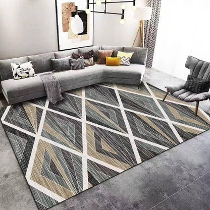 3D Living Room Rug | 200×300 cm | Anti-Slip Rubber Base | Waterproof & High Quality