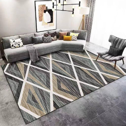 3D Living Room Rug | 160×230 cm | Anti-Slip Rubber Base | Waterproof & High Quality