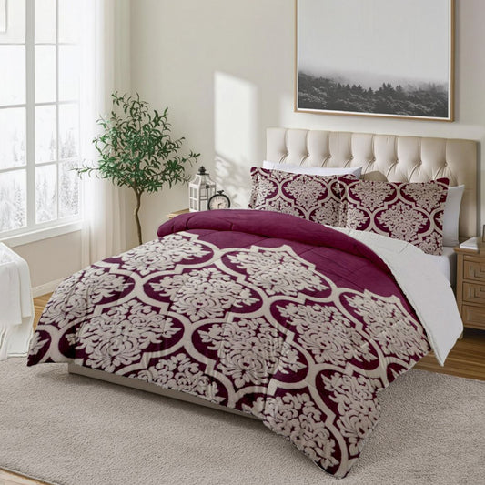 Winter Coverlet Set | Mohair Embossed | King & Single Half Sizes