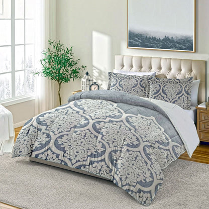 Winter Coverlet Set | Mohair Embossed | King & Single Half Sizes