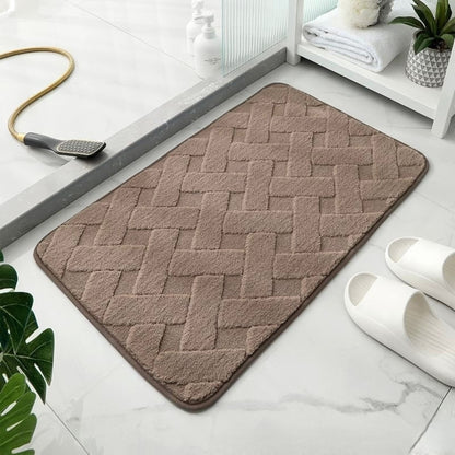 Faux Fur Door Mat | Anti-Slip & Washable | 80×50cm