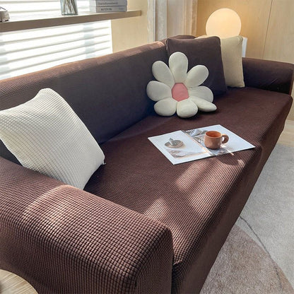 Sofa Cover Set | Premium Elastic Fabric | 8 Pieces | Wash-Safe & Heavy Quality