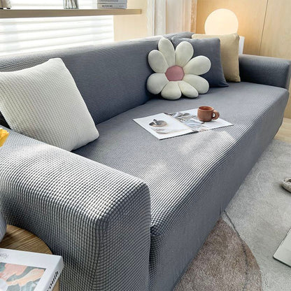 Sofa Cover Set | Premium Elastic Fabric | 8 Pieces | Wash-Safe & Heavy Quality