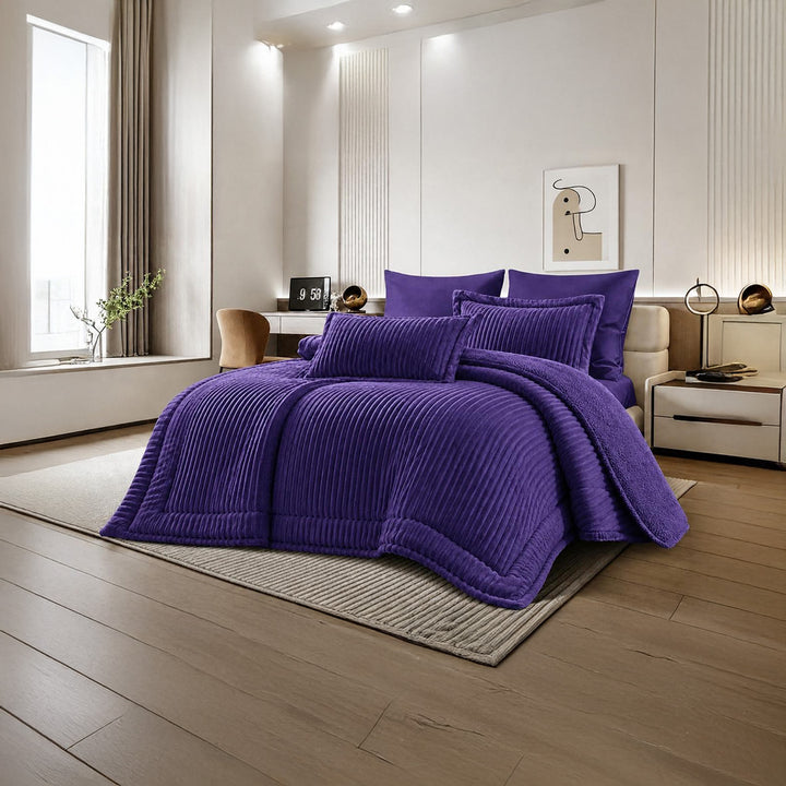 Coverlet Mohair Fur Available in King & Single Half | 9 Colors