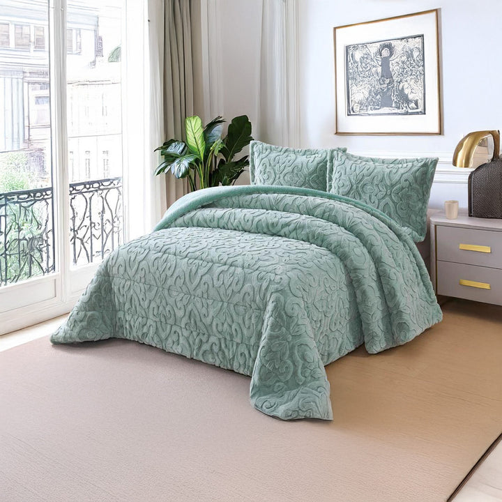Coverlet Rabbit Fur Available in King Size | 8 Colors
