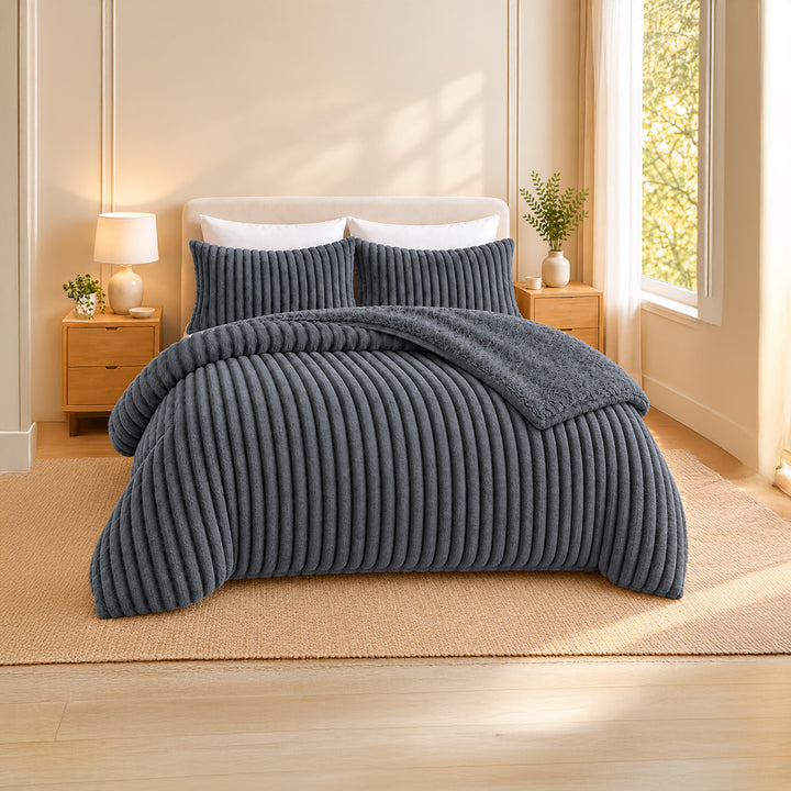 BedSet Mohair Fur Available in Double & Single Half | 9 Colors