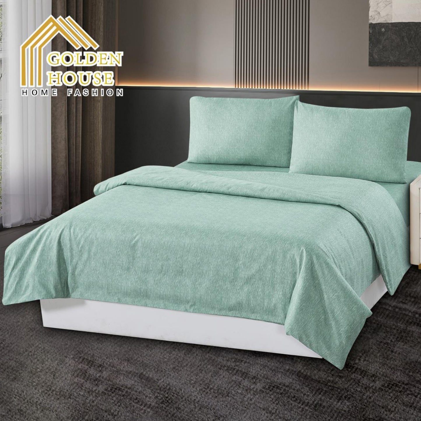 Bed set | Microfiber | Available in 3 Sizes | Single half 3 pieces | Double size 4 pieces | King size 4 pieces