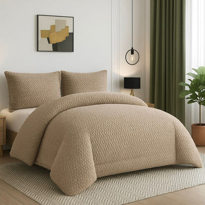 Winter Coverlet Set | Mohair Embossed | King & Single Half Sizes