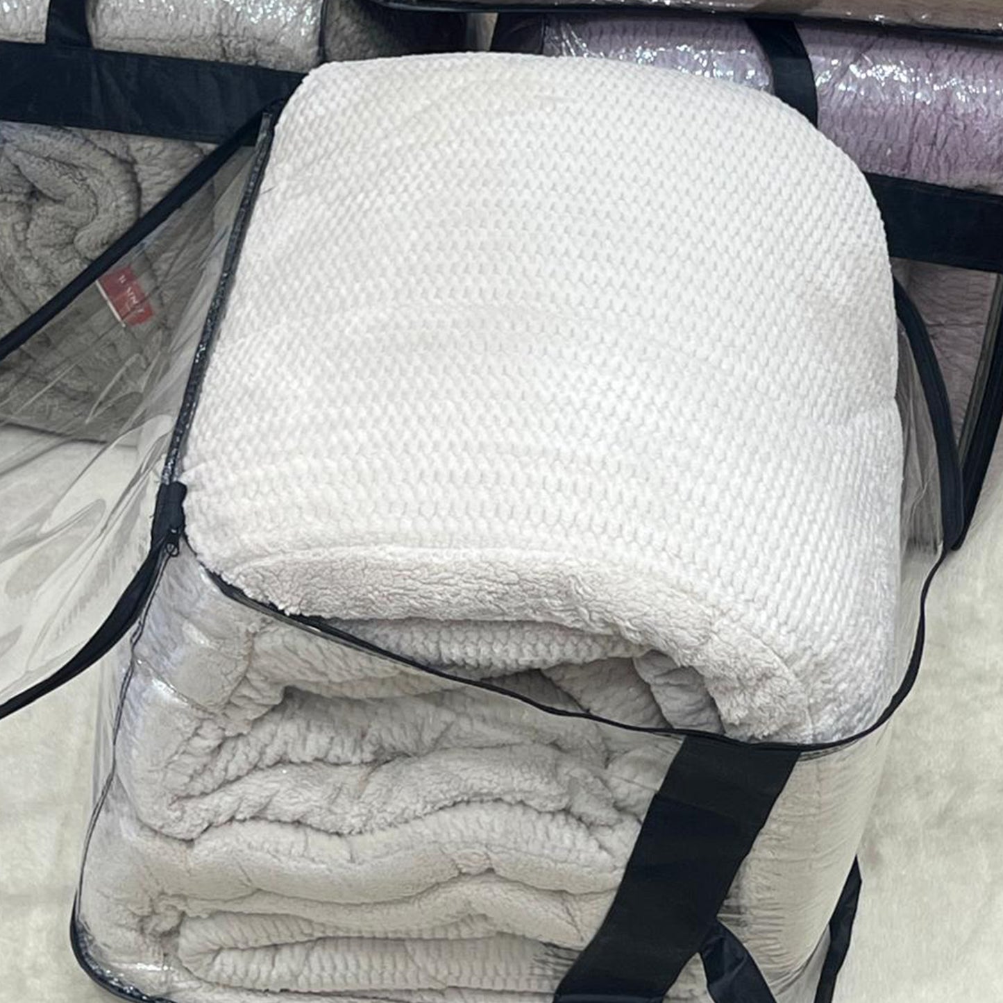 Winter Coverlet Set | Mohair Embossed | King & Single Half Sizes