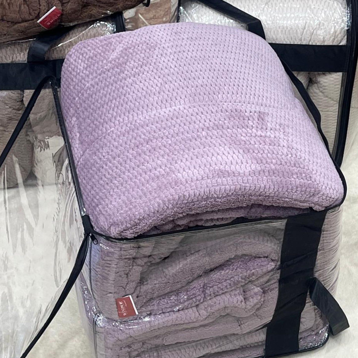 Winter Coverlet Set | Mohair Embossed | King & Single Half Sizes