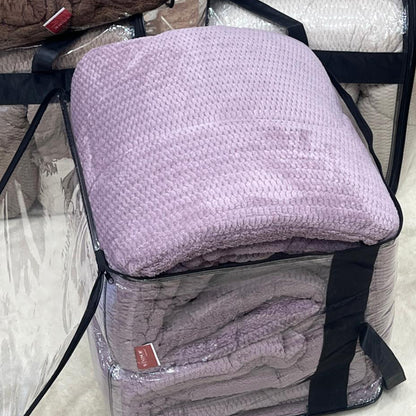 Winter Coverlet Set | Mohair Embossed | King & Single Half Sizes