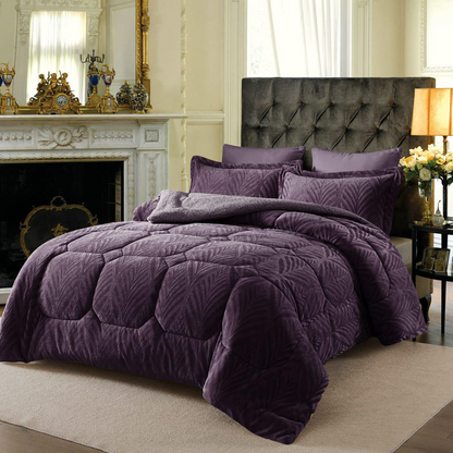 كوفرلي فرو شتوي موهير متوفر بمقاسين كينغ (3 قطع) ومفرد ونصف (قطعتان)