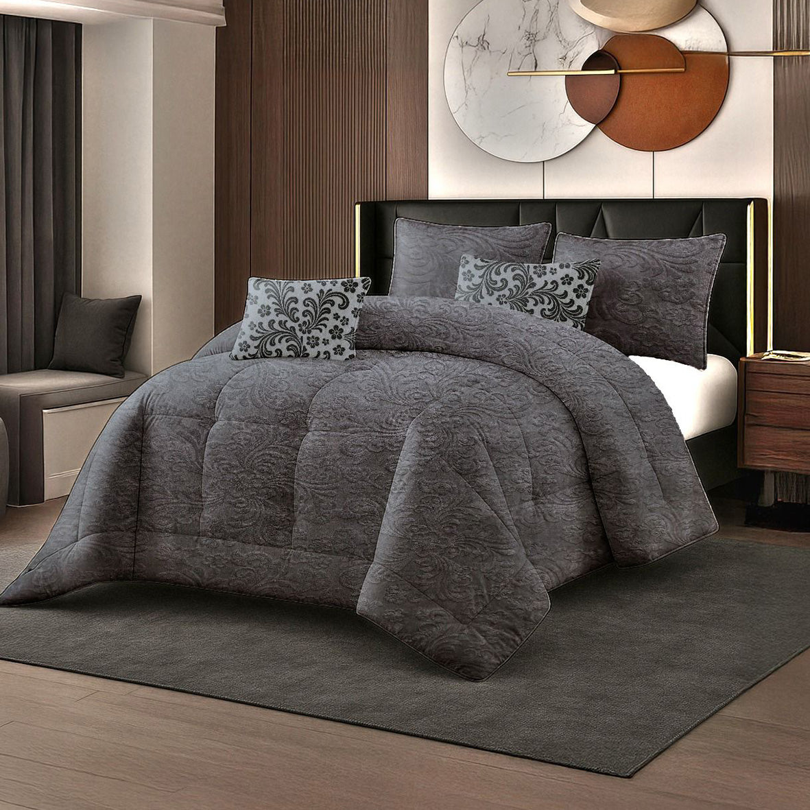 كوفرلي فرو شتوي موهير متوفر بمقاسين كينغ (3 قطع) ومفرد ونصف (قطعتان)